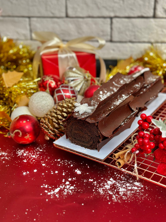 Christmas Log Cake (Pre order - 48 hrs)