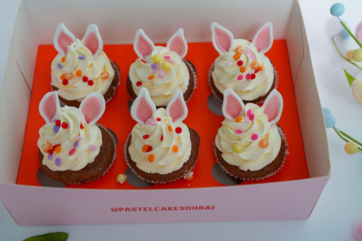 Easter Bunny Cupcakes