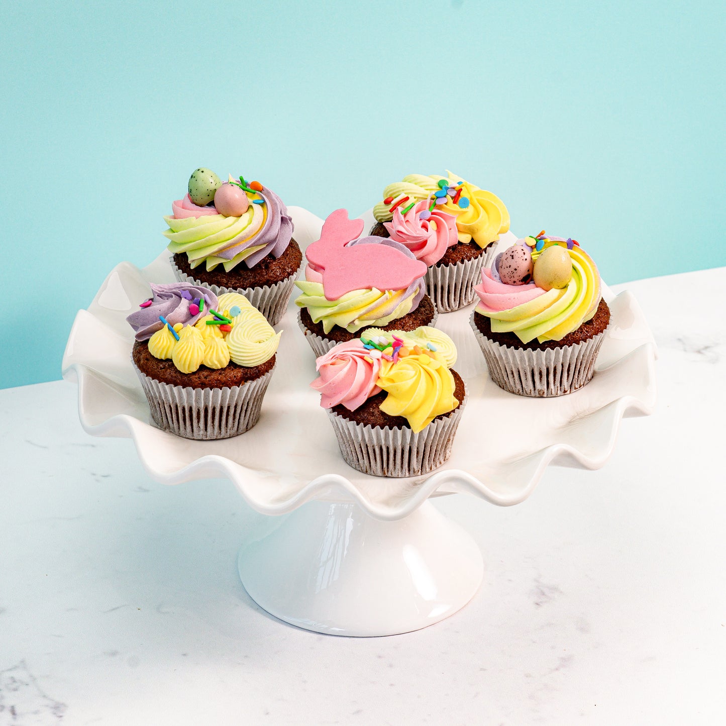 Easter Bunny Cupcakes