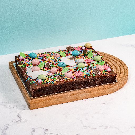 Easter Brownie Cake