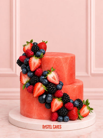 1 Tier Guilt Free Fruit Cake