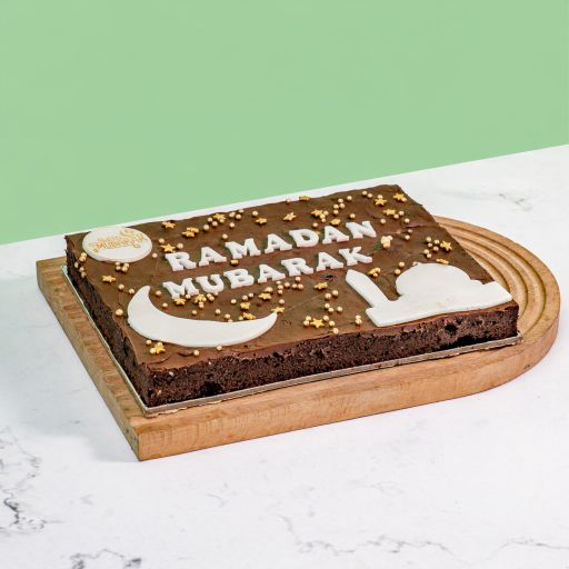 Ramadan Brownie Cake