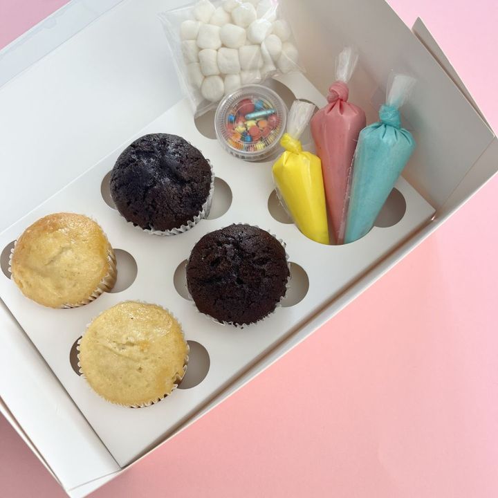 DIY Cupcake Kit Pastel Cakes Dubai Diy cupcake kit pastel cakes dubai